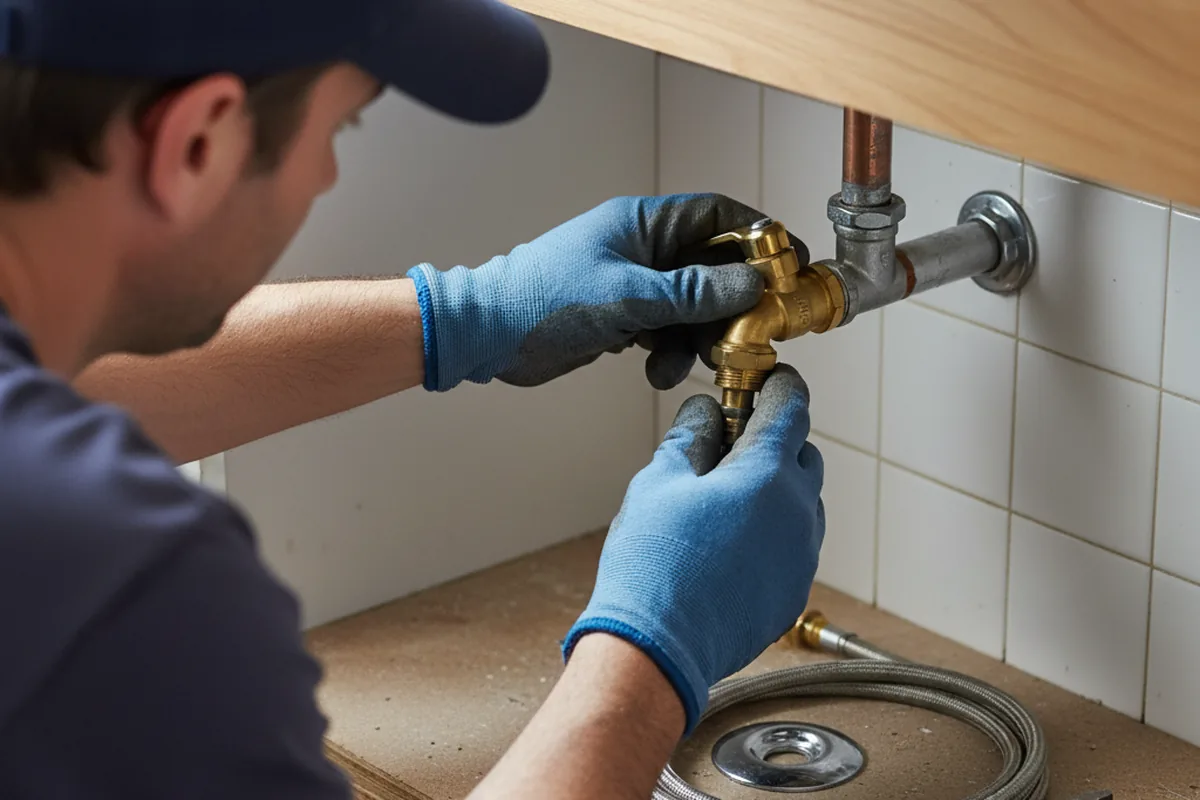 Shutoff valve and fitting work during Repiping in Shell Rock